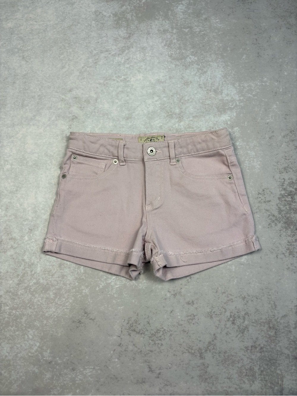 Lucky Brand Girls Riley Pink Denim Shorts Size 10